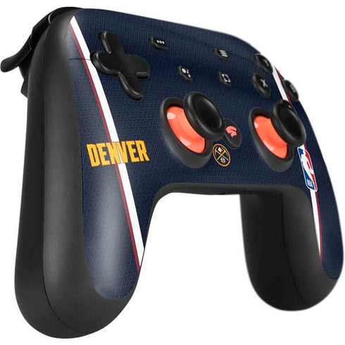 NBA Denver Nuggets Jersey Google Stadia Controller Skin
